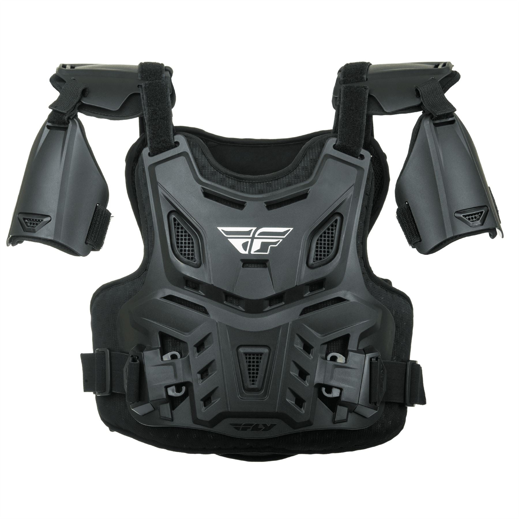 Fly Racing 2025 Motocross Youth Revel Roost Guard Offroad CE Black